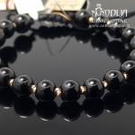 Auksinė apyrankė su karoliukais