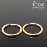 Vaikiški auksiniai auskarai rinkutės