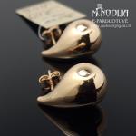 Auksiniai auskarai Lašas