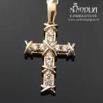 Auksinis pakabukas Kryžiukas