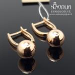 Kabantys auksiniai auskarai Burbulai