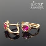 Auksiniai auskarai Gėlytė