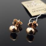 Auksiniai auskarai burbuliukai