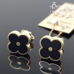 Geltono aukso auskarai Gėlytės