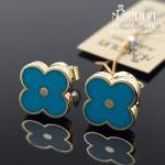 Geltono aukso auskarai Gėlytės