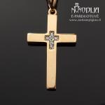 Auksinis pakabukas Kryžiukas