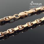 Auksinė grandinėlė su baltu auksu