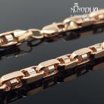 Auksinė grandinėlė su baltu auksu