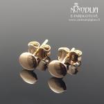 Auksiniai auskarai burbuliukai