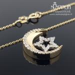 Geltono aukso grandinėlė su pakabuku