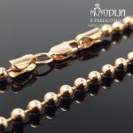 Auksinė grandinėlė su burbuliukais