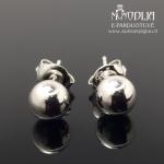 Sidabriniai auskarai Burbuliukai