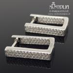 Sidabriniai auskarai su akutėmis