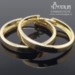 Geltono aukso auskarai rinkės