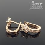 Auksiniai auskarai Gėlytės