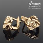 Auksiniai auskarai Dobiliukai