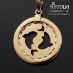 Auksinis pakabukas Žuvys