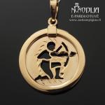 Auksinis pakabukas Šaulys