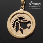 Auksinis pakabukas Liūtas