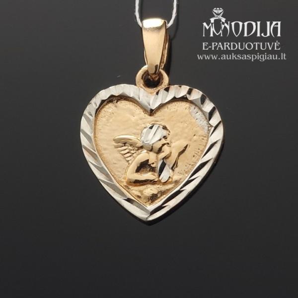 Auksinis pakabukas Angeliukas
