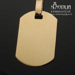 Auksinis pakabukas Plokštelė