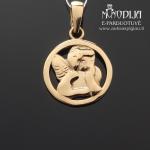 Auksinis pakabukas Angeliukas