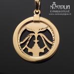 Auksinis pakabukas Dvyniai