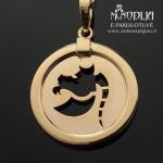 Auksinis pakabukas Ožiaragis