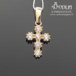 Auksinis pakabukas Kryžiukas