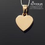 Auksinis pakabukas Širdelė