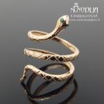 Auksinis žiedas Gyvatė