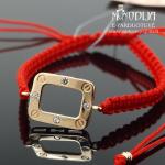 Auksinė apyrankė su akmenukais