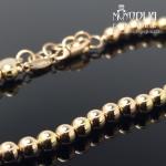 Auksinė apyrankė su burbuliukais