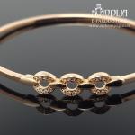 Standi auksinė apyrankė su akutėmis