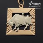 Auksinis pakabukas Jautis