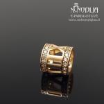 Auksinis pakabukas ratukas