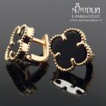 Auksiniai auskarai Dobiliukai