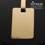 Auksinis pakabukas Plokštelė