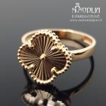 Auksinis žiedas Dobiliukas