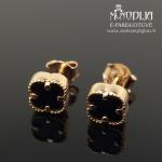 Auksiniai auskarai Dobiliukai