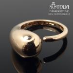 Auksinis žiedas Lašas