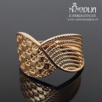 Platus auksinis žiedas