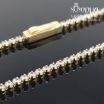 Geltono aukso apyrankė Tennis