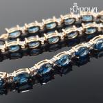 Auksinė apyrankė Tennis