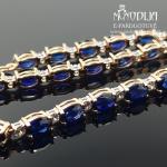 Auksinė apyrankė Tennis