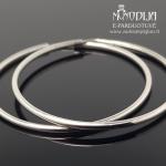 Balto aukso auskarai rinkės