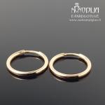 Vaikiški auksiniai auskarai rinkutės