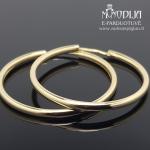 Geltono aukso auskarai rinkės