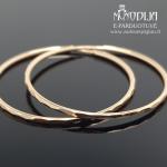 Graviruoti auksiniai auskarai rinkės