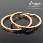 Auksiniai auskarai rinkės